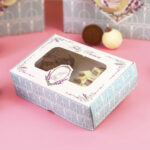 Caixa Para 2 Ovos 50g, Com Visor e berço, PROVENÇAL - 10un