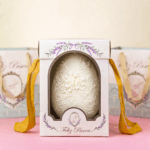 Caixa para Ovo em pé 500g, Luxo, com visor e alça, PROVENÇAL - 5unc