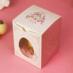 Caixa para 1 Mini Ovo em pé 50g com visor, ELEGANCE - 10un - Imagem 2