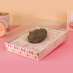 Caixa para Ovo de Colher, 1 Ovo Regulável, BELA, Tampa 7,5cm - 10un