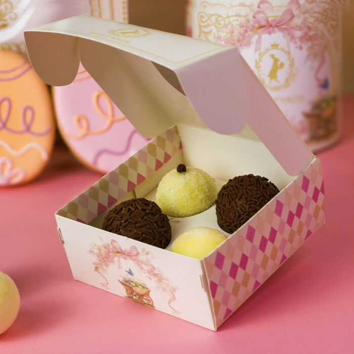 Caixa Para 4 Doces ou 1 Brownie, Com Visor e berço, BELA - 10un - Imagem 2