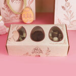 Caixa para 3 Ovos 150gr com visor, ELEGANCE - 10un