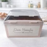 Forma Forneável para bolo com tampa PLOC, Momentos - 25un