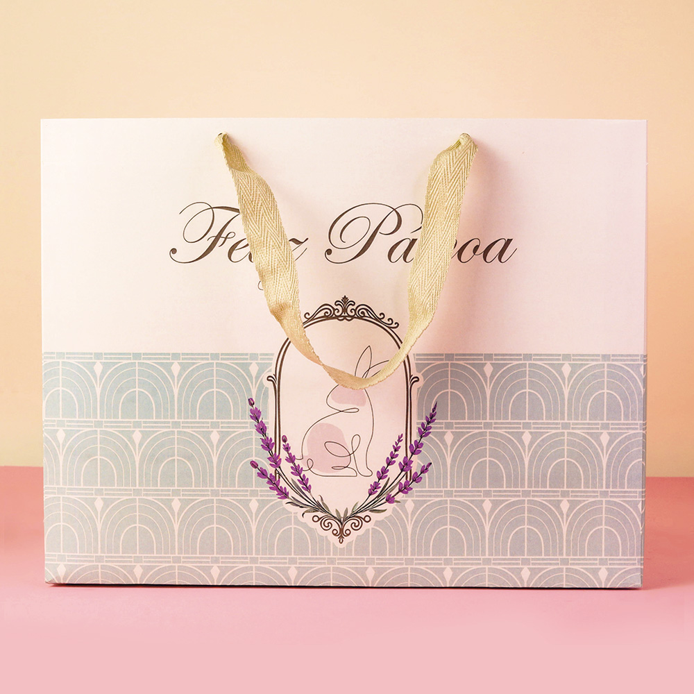 8f5cbaf7de8f692cfe369f669be4c452.jpg Sacola de papel para Presente G, 30x24x20cm, PROVENÇAL - 10un - Imagem 1