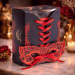 Embalagem Gaveta Coração 200g e 6 doces, Corpete com Máscara, Sweet Secret - 5un