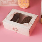 Caixa Para 2 Ovos 50g, Com Visor e berço, ELEGANCE - 10un