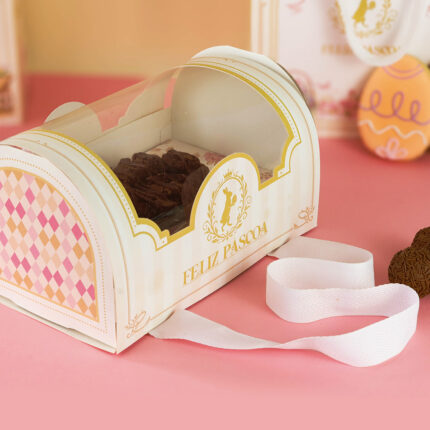 Caixa Correio para 1 Ovo de Colher Regulável com visor e alça, BELA - 5un