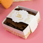 Caixa para Brownie, com cinta, AURORA - 10un