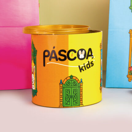 Tubolata com tampa 10x10cm, FÁBULA  - Unitário