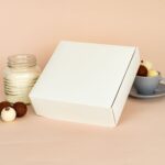 Caixa para transporte 25 doces, sem berço, Branca Basics