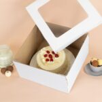 Caixa para tortas e kits com visor, Branca Basics - Imagem 2