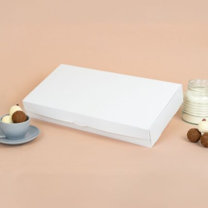 Caixa para transporte 50 doces, sem berço, Branca Basics