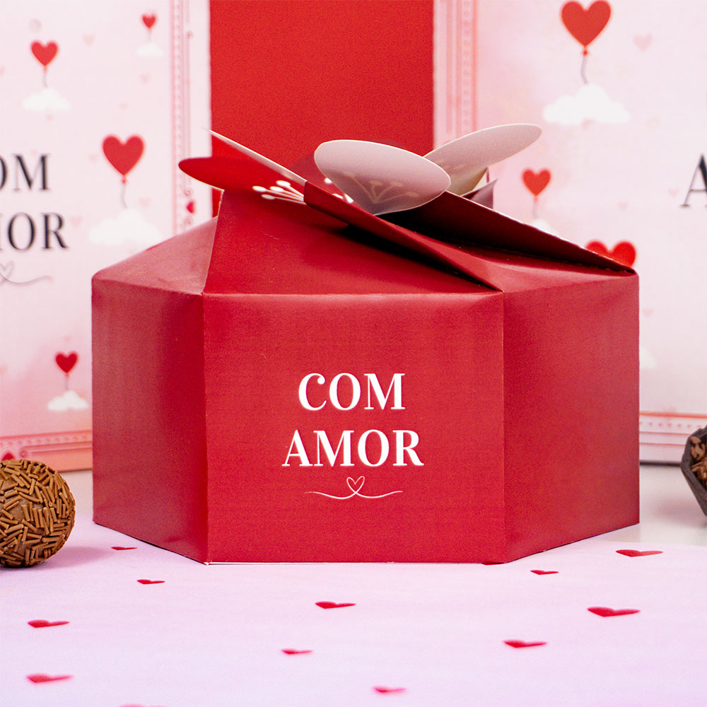 01afe88892929031fdc343961652cecc.jpg Caixa para presente, COM AMOR - 5un - Imagem 1