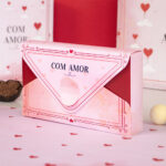 Embalagem para Barra de chocolate correio, COM AMOR - 10un