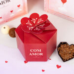 Caixa para Doces diversos, flor, COM AMOR - 10un - Imagem 2