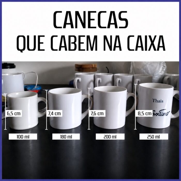Embalagem para Caneca/Xícara 10x10cm, Branca - 10un - Imagem 2