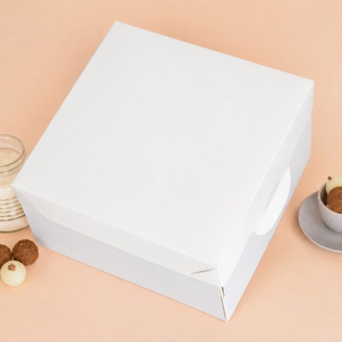 4b32d4476f25acd3dee85c012a752753.jpg Caixa para tortas e kits, Branca Basics - 5un - Imagem 1