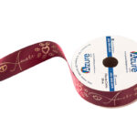 Fita de Cetim Amore, Vinho 38mm - Rolo c/ 50 mt