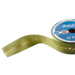 Fita de Cetim Feito Com Amor, Verde 38 mm - Rolo 50mt - Imagem 2