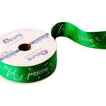 Fita de Cetim Poesia, Verde 38mm - Rolo c/ 50 mt