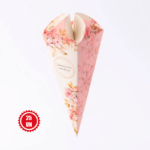 Embalagem para cone trufado, Floral - 25un