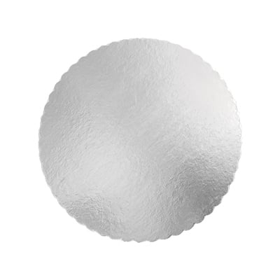 Cake Board Azure Prata, 38Cm - Unitário