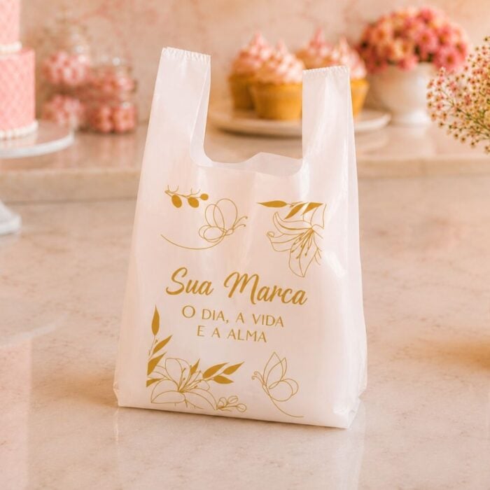 7b7965e668eeae6f207250dc32f3c037.jpg Sacola Plástica Alça Camiseta 30x40 cm Personalizada - Imagem 1