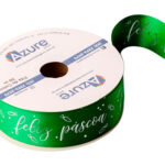 Fita de Cetim Poesia, Verde 38mm - Rolo c/ 50 mt - Imagem 2