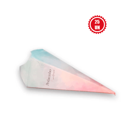 Embalagem para cone trufado, Aquarela - 25un
