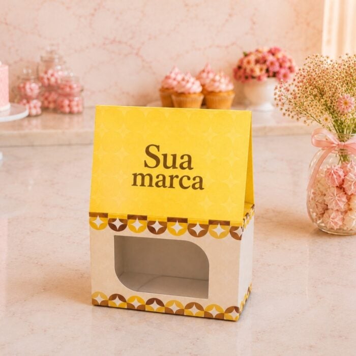 Embalagem para Doces Diversos com Visor Personalizada - Imagem 1