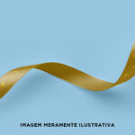 Fita de Cetim 22mm Ouro, Passione - Rolo 50mt - Imagem 2