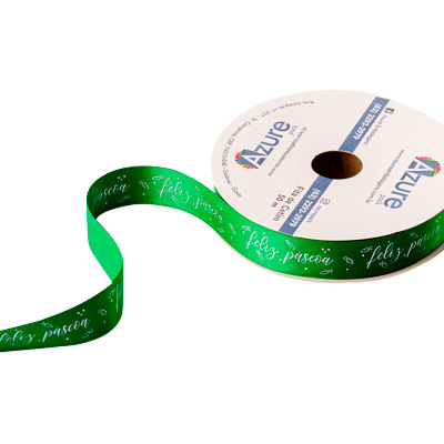 Fita de Cetim Poesia, Verde 22mm - Rolo c/ 50 mt