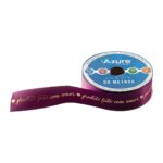 Fita De Cetim Feito Com Amor, Violeta 38 Mm - Rolo 50mt