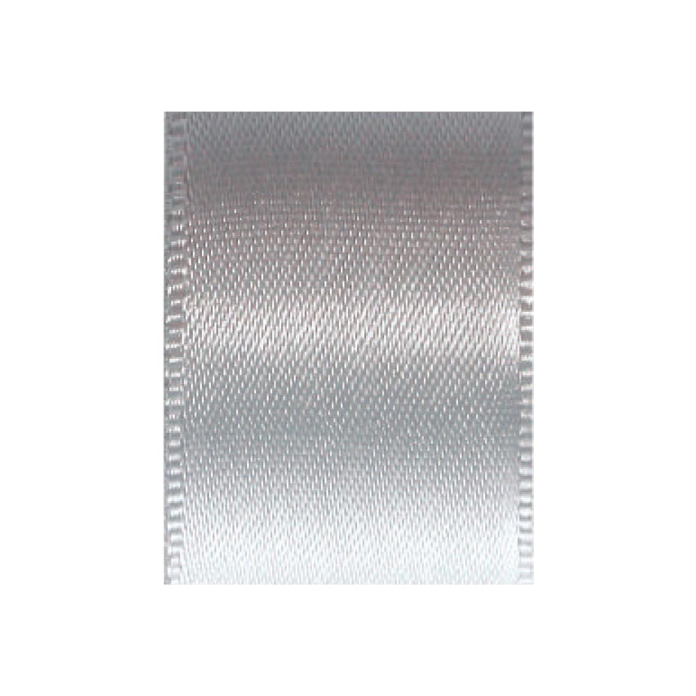 e613e8df062dc319077eeeb94f93e412.jpg Fita de Cetim 38mm, Prata - Rolo 50mt - Imagem 1
