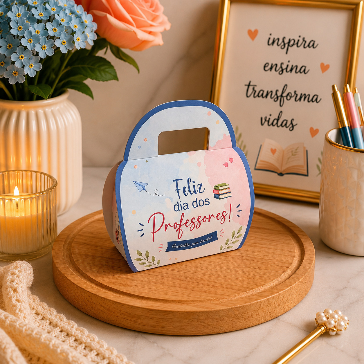 69fb4abcf4651b348c8e6a2478ddf4ab.jpg Maletinha para 2 Doces, Gratidão - 10un - Imagem 1
