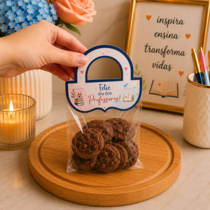 Solapa com Alça para doces e lembrancinhas, Gratidão - 10un