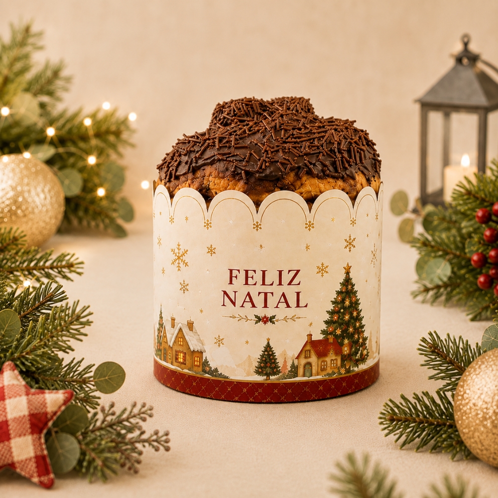 7708acd618afe9e8cdaad45270629fb7.jpg Cinta para Panetone/Chocotone de 500G Personalizada - Imagem 1